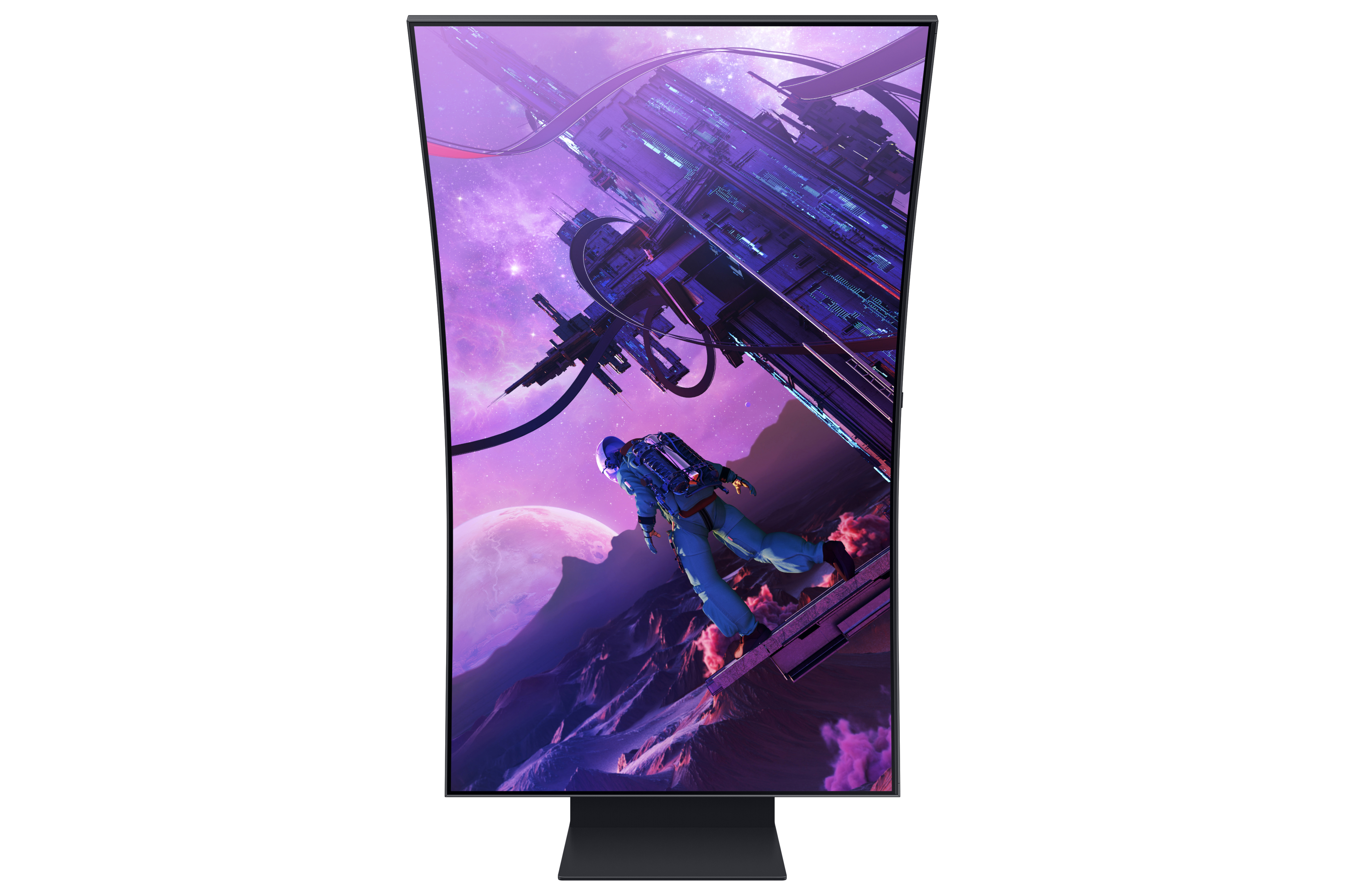 SAMSUNG Odyssey Ark (S55BG970NU) 55 Zoll  QLED 4K  Gaming Monitor  1 ms Reaktionszeit  