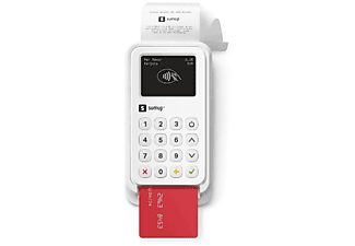 Datáfono - SumUp 3G + Impresora y estación de carga, Hasta 800 recibos, Blanco
