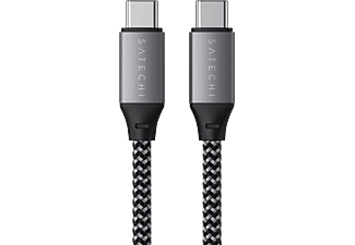 SATECHI USB Type-C - USB Type-C kábel, 25cm, asztroszürke (ST-TCC10M)