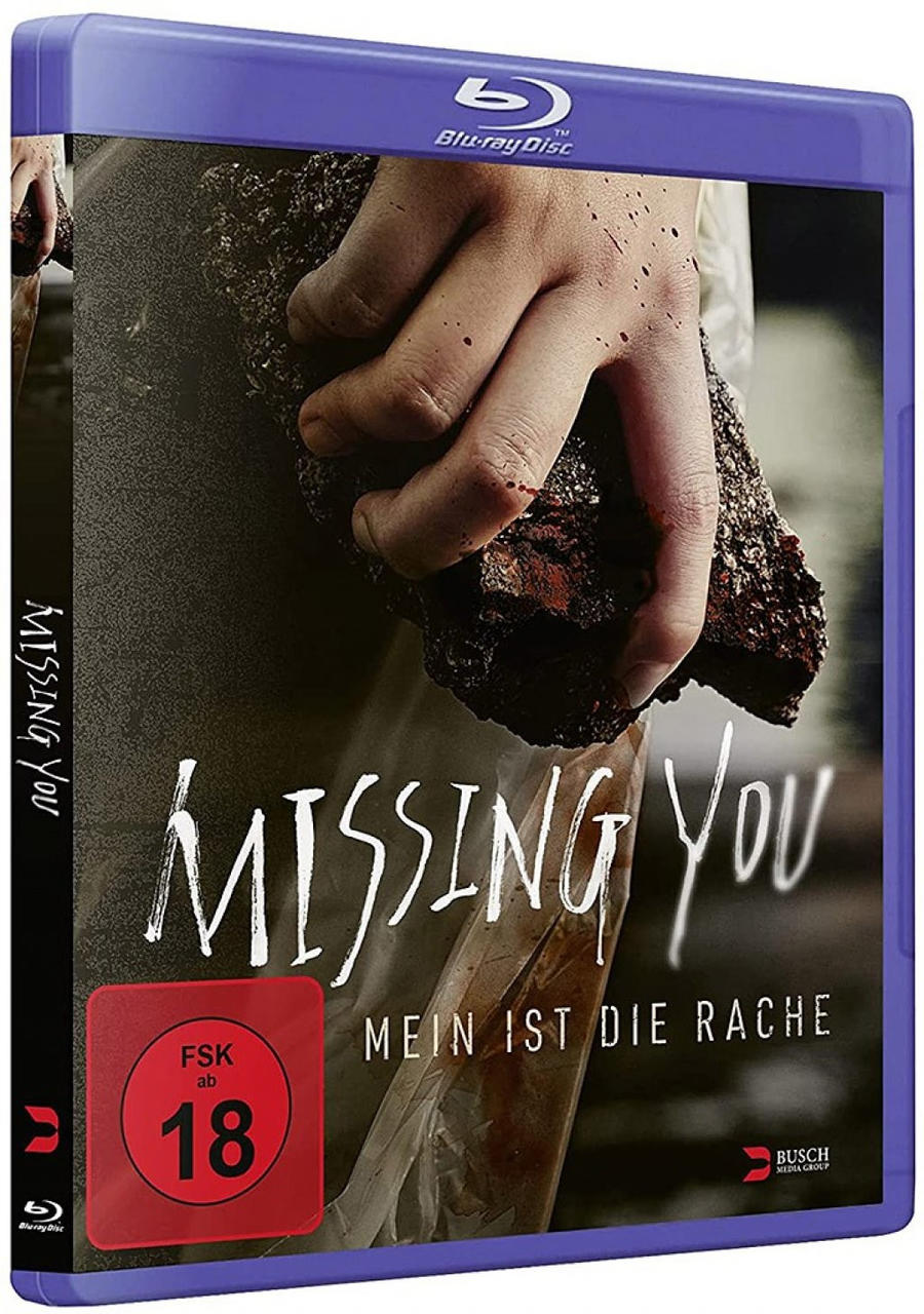 Blu-ray-Filmhülle mit einer Hand, die ein Gebäudeteil hält und einem Titel.