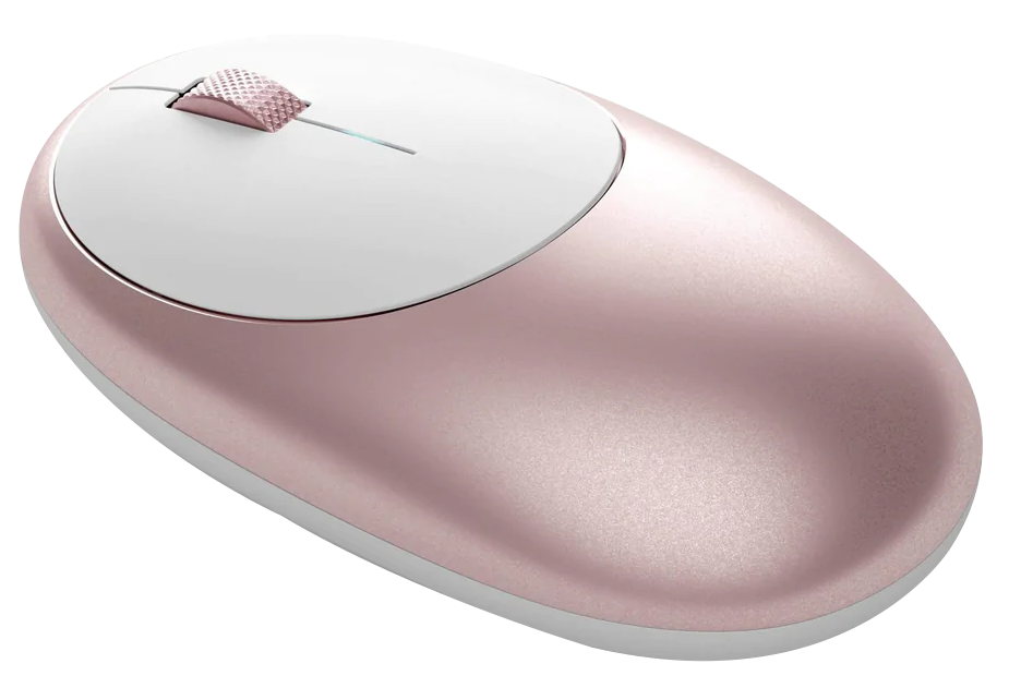 SATECHI M1 vezeték nélküli optikai egér, Bluetooth, rózsa arany (ST-ABTCMR)