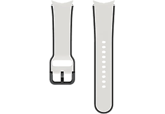 SAMSUNG Bracelet Two-Tone Sport Band pour Galaxy Watch 4 / 5 / 5 Pro Blanc (ET-STR90SJEGEU)