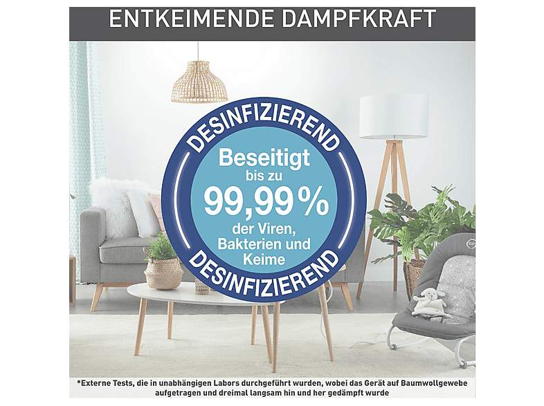 Tefal DT7151 Access Steam Dampfbürste (1400 Watt Wassertank, Blau) — Foto 3 von 5