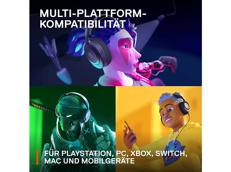 Thumbnail - STEELSERIES Arctis Nova 1P, Over-ear Gaming Headset Schwarz