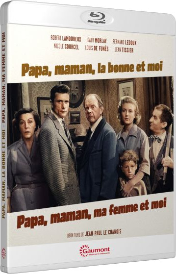 Papa, maman, la bonne et moi + Papa, maman, ma femme et moi - Blu-ray