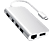 SATECHI Alumínium Type-C Multimedia Adapter HDMI, MiniDP,USB-C, LAN, USB 3.0, SD, ezüst (ST-TCMM8PAS)