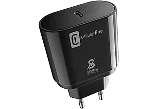 CELLULARLINE Süper Fast Charge PD 25W Şarj Kiti Adaptör+Kablo Siyah_2