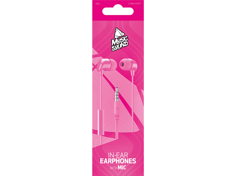 CELLULARLINE Music Sound In-Ear Kulak İçi Kablolu Kulaklık Pembe_1