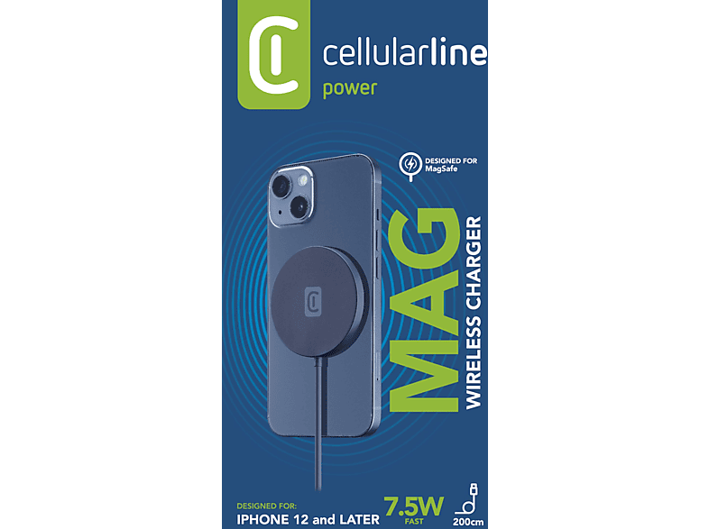 CELLULARLINE Magsafe Kablosuz Şarj Standı Mavi_1