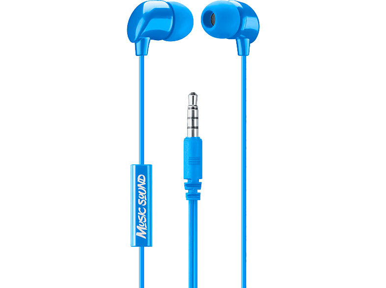 CELLULARLINE Music Sound In-Ear Kulak İçi Kablolu Kulaklık Mavi_0