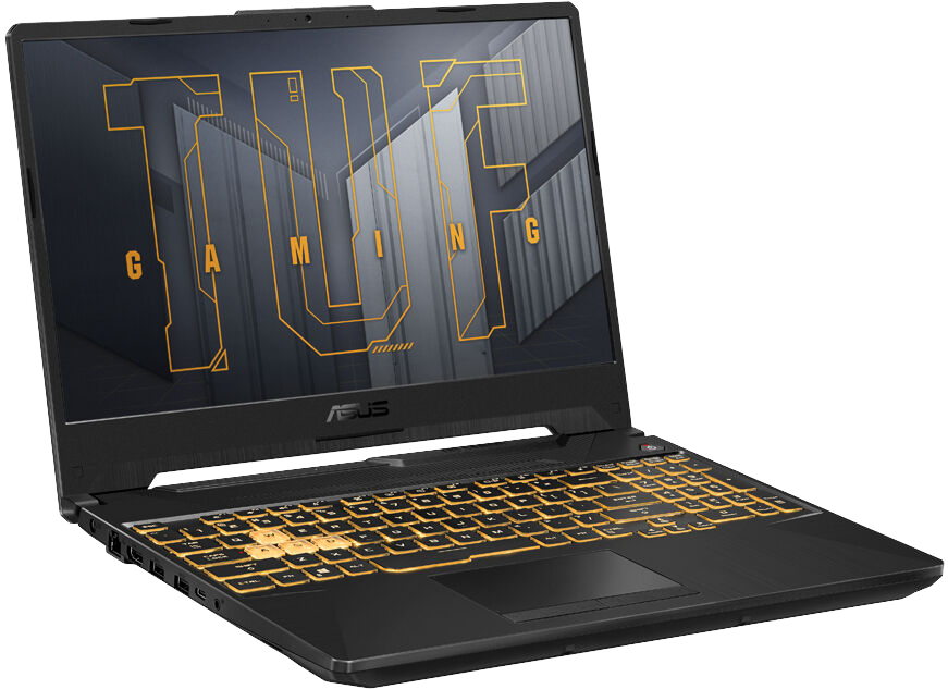 ASUS TUF Gaming F15 FX506HE-HN008V Szürke Gamer laptop (15,6" FHD/Core i5/16GB/512 GB SSD/RTX3050Ti 4GB/NoOS)