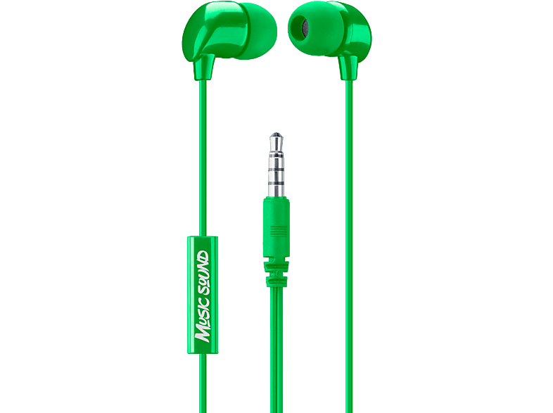 CELLULARLINE Music Sound In-Ear Kulak İçi Kablolu Kulaklık Yeşil