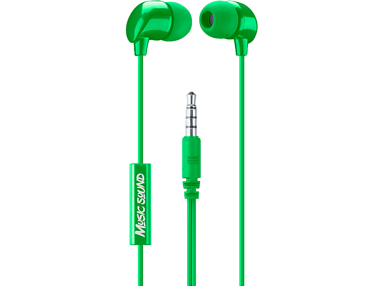 CELLULARLINE Music Sound In-Ear Kulak İçi Kablolu Kulaklık Yeşil_0