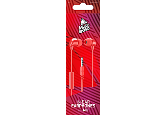 CELLULARLINE Music Sound In-Ear Kulak İçi Kablolu Kulaklık Kırmızı_1