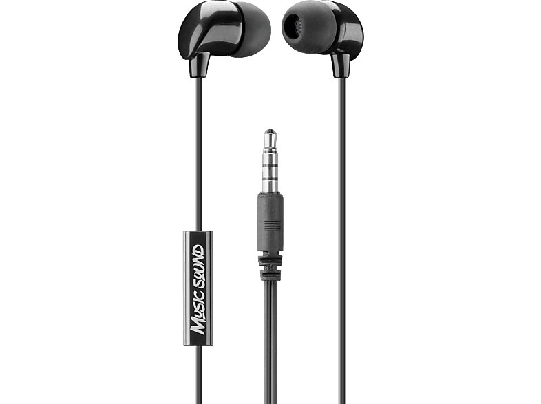 CELLULARLINE Music Sound In-Ear Kulak İçi Kablolu Kulaklık Siyah