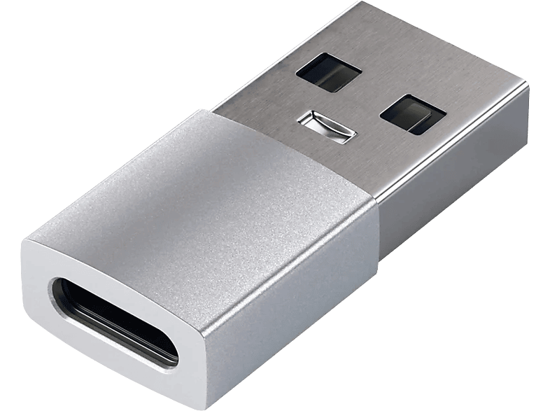 SATECHI Alumínium USB-A - Type-C adapter, ezüst (ST-TAUCS)