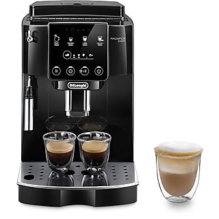 DE LONGHI ECAM 220.21 B Magnifica Start Kaffeevollautomat (Schwarz, Flüster-Kegelmahlwerk, 15 bar)