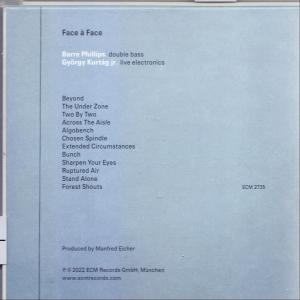 Rückseite eines Musikalbums mit Text.