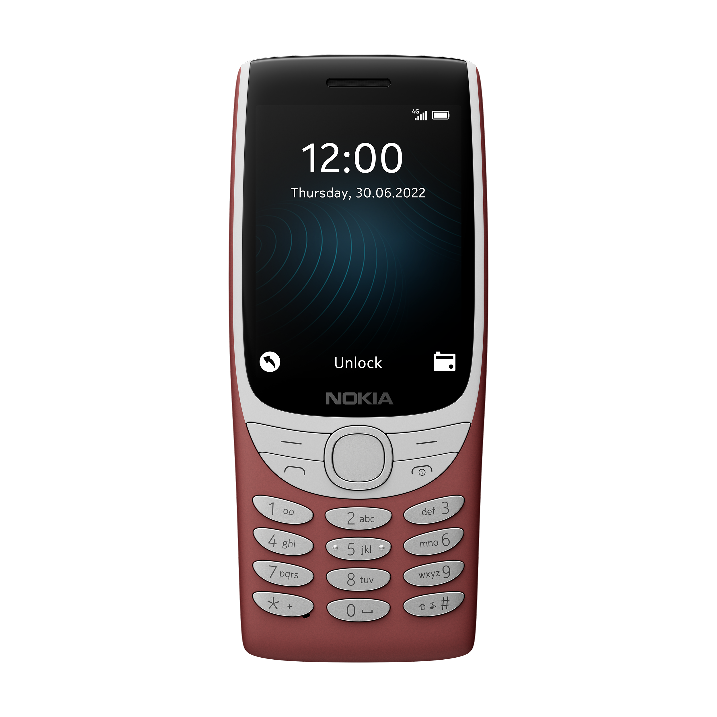 NOKIA 8210 Handy, Red