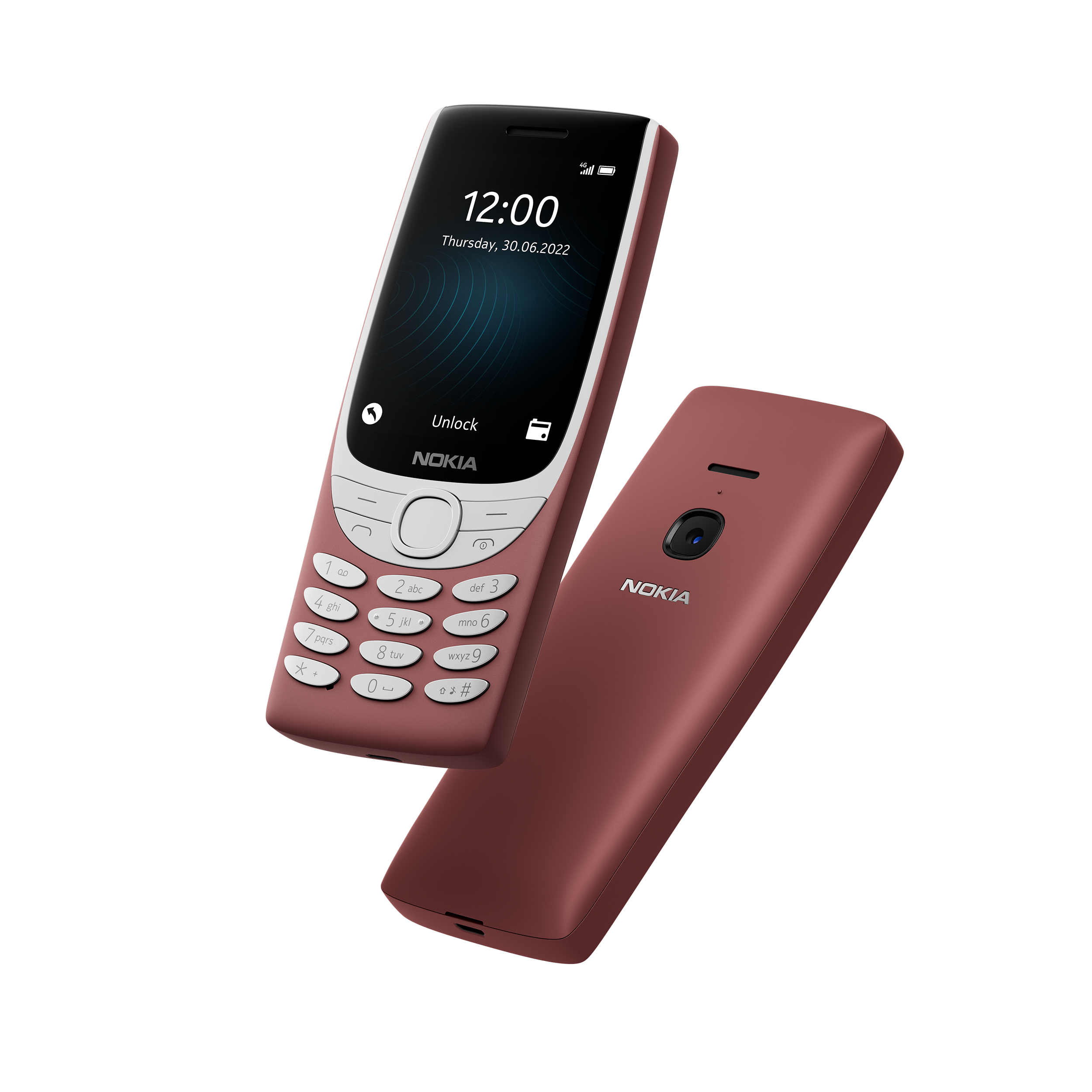 NOKIA 8210 Handy, Red