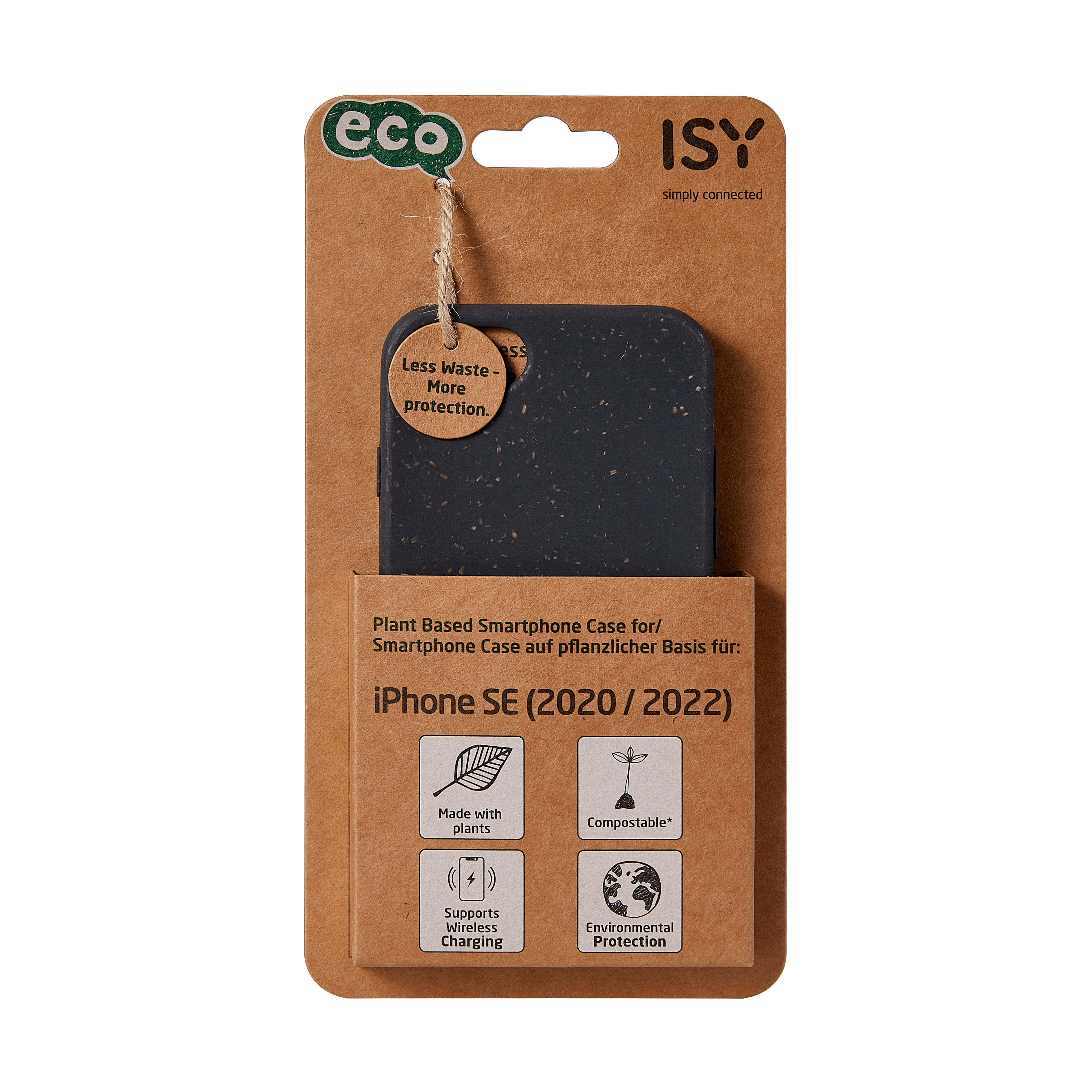 ISY ISC-6012, Bio Case, Backcover, iPhone Schwarz SE, Apple