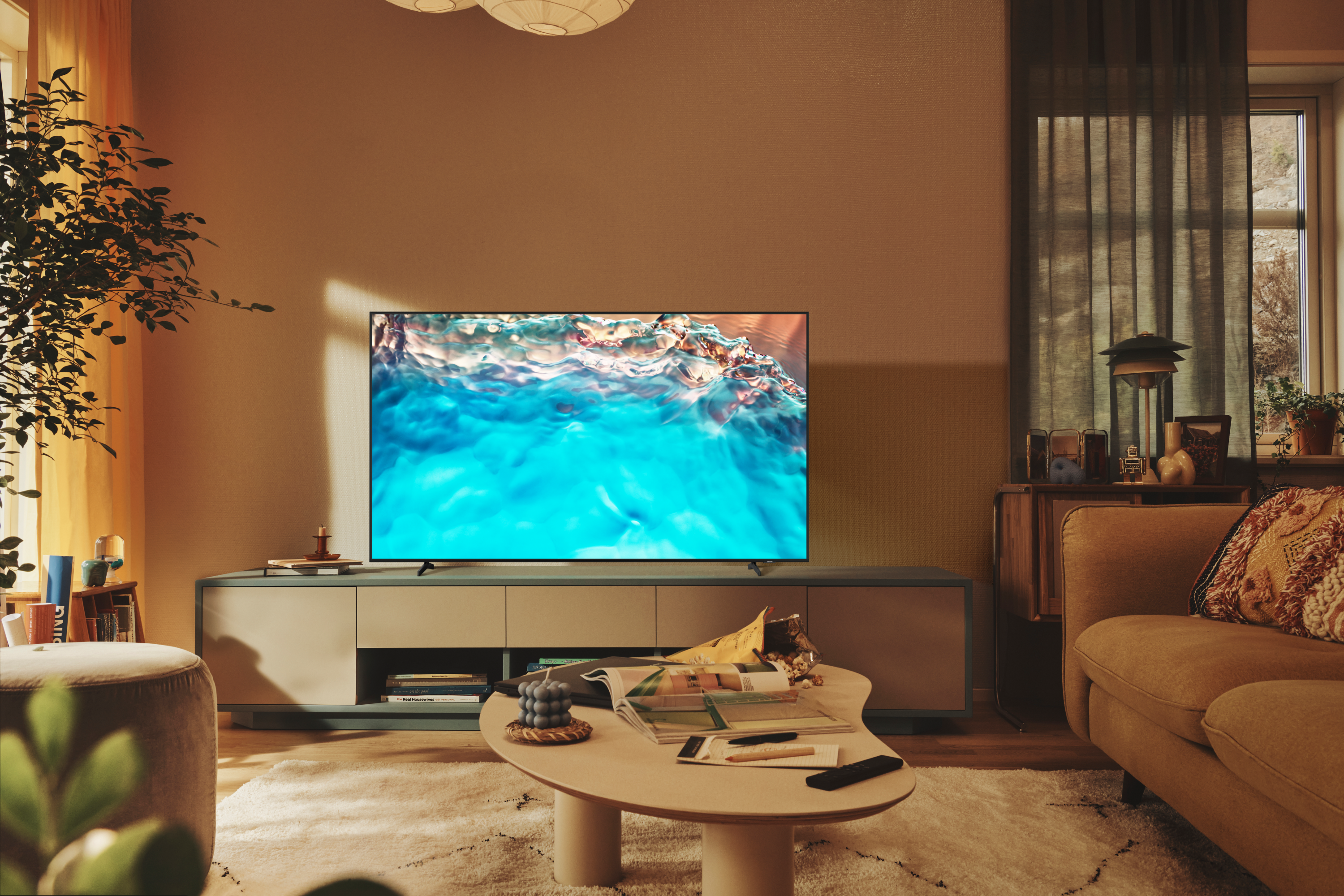 TV LED 55" - Samsung UE55BU8500KXXC, UHD 4K, Procesador Crystal 4K, Smart TV, Negro