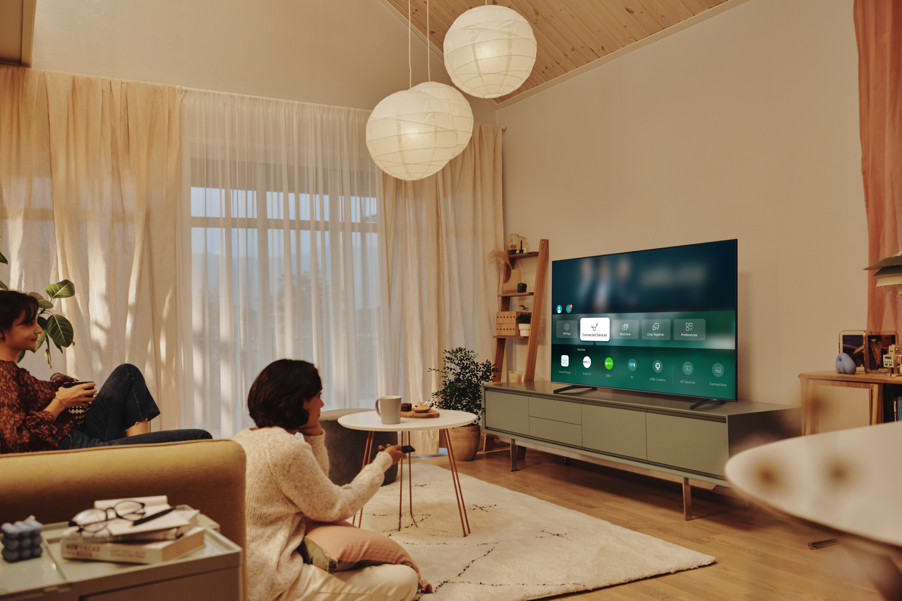 TV LED 55" - Samsung UE55BU8500KXXC, UHD 4K, Procesador Crystal 4K, Smart TV, Negro