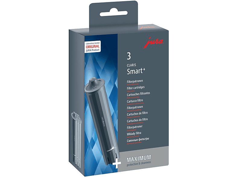 Jura Claris Smart+ Wasserfilter 3er Set 24233; Filterpatrone