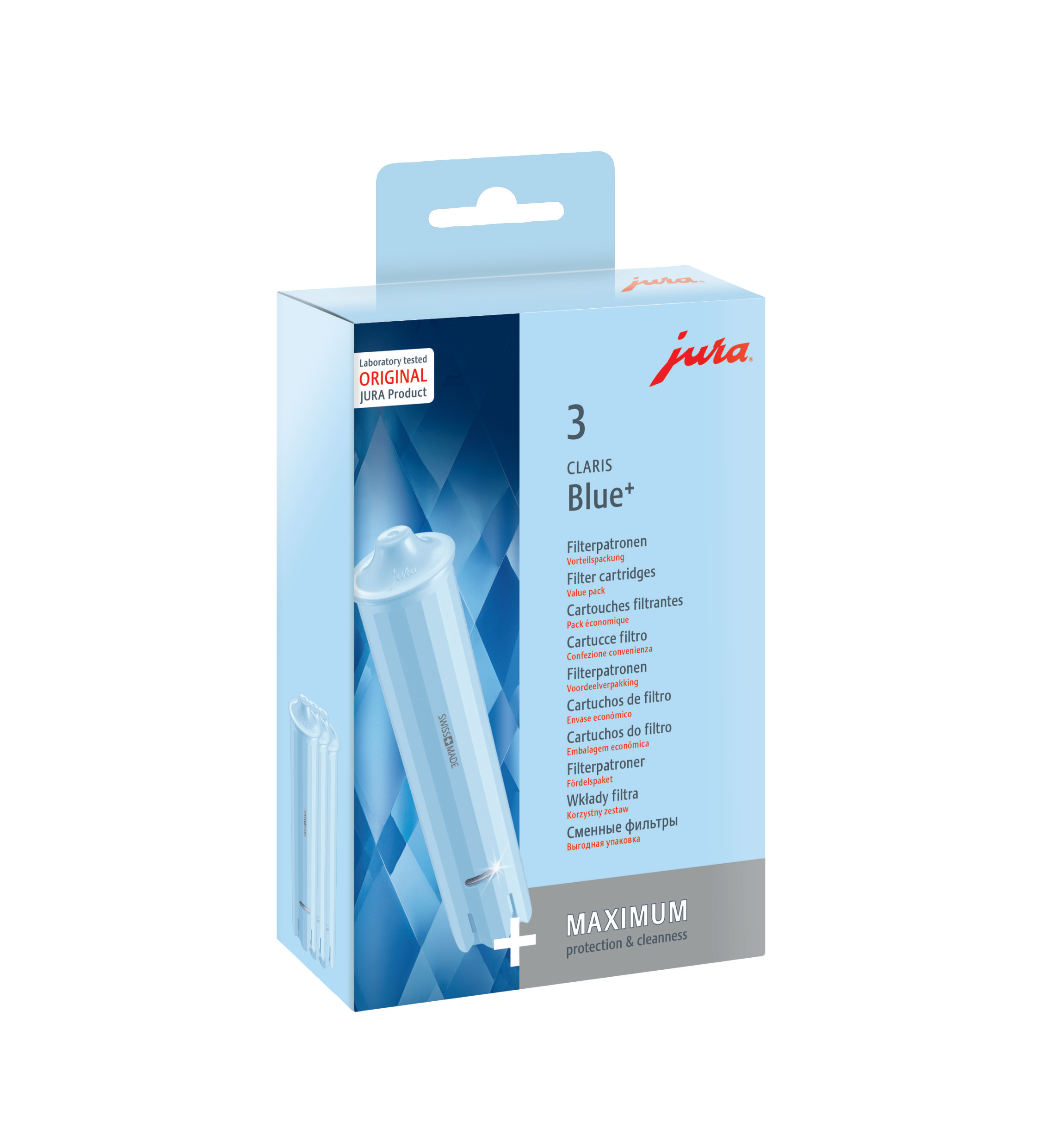 Filterpatrone JURA 24231 CLARIS Blue+ 3er Set Filterpatrone Blau ...