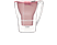 BWT 125305610 Penguin Vízszűrőkancsó, rózsaszín, 2db Magnesium Mineralized filterrel