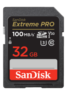 SanDisk Extreme Pro 32 Go SDHC UHS-II 300 Mo/s : meilleur prix, test et  actualités - Les Numériques