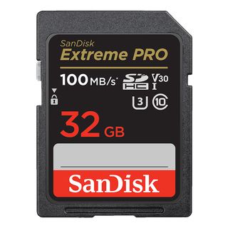 SANDISK Extreme PRO (UHS-I) - Carte mémoire SDHC  (32 GB, 100 MB/s, Noir)