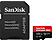 SANDISK Extreme PRO (UHS-I) - Carte mémoire Micro SDXC  (128 GB, 200 MB/s, Rouge/Noir)