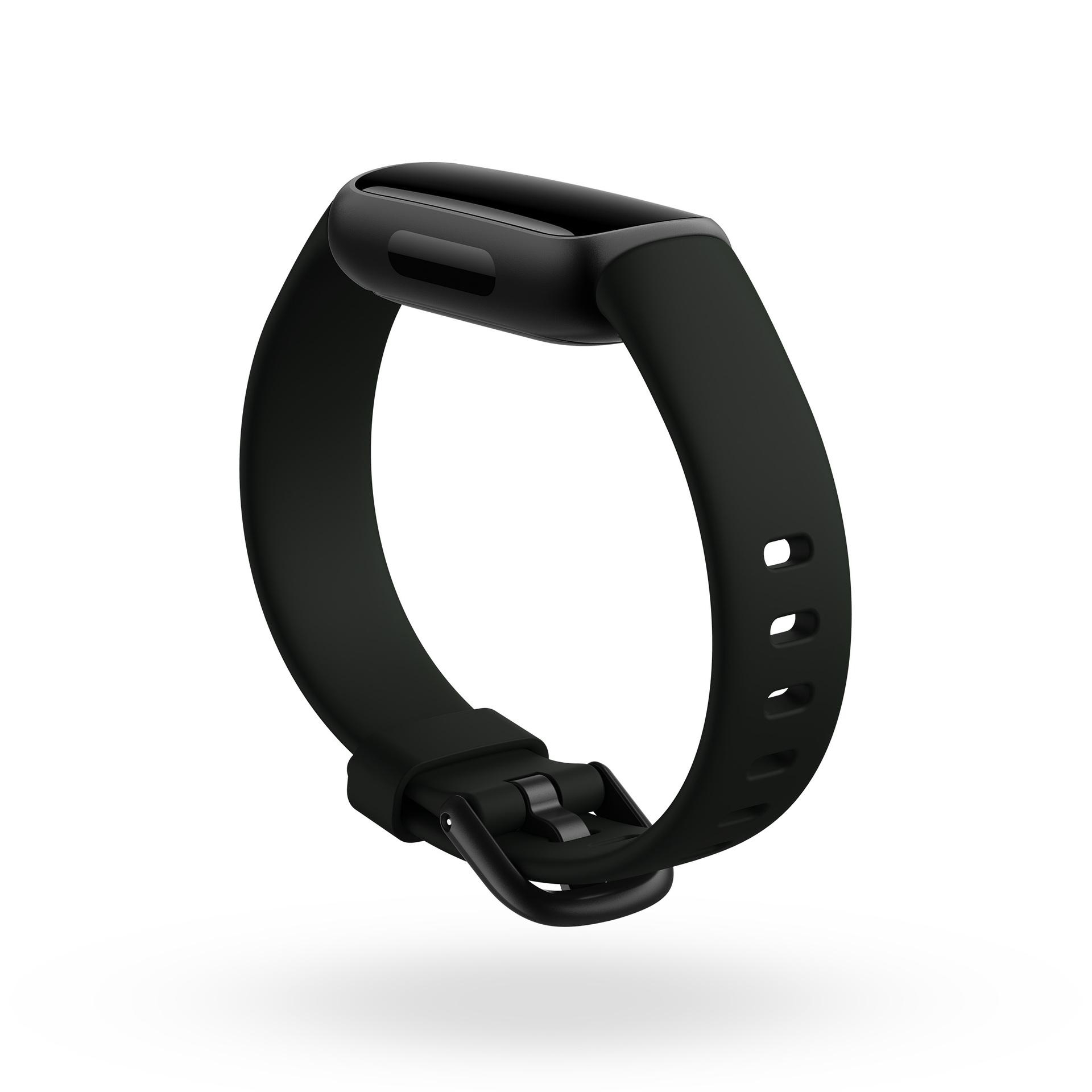 Ein schwarzer Fitnesstracker.