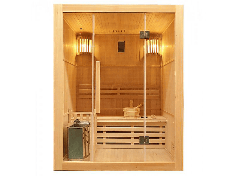 SANOTECHNIK J60120 SAUNA RIGA 150X120X190 CM Infrarotkabine (3,6 kW ...