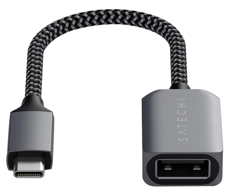SATECHI USB Type-C - Type-A 3.0 adapter, asztroszürke (ST-UCATCM)