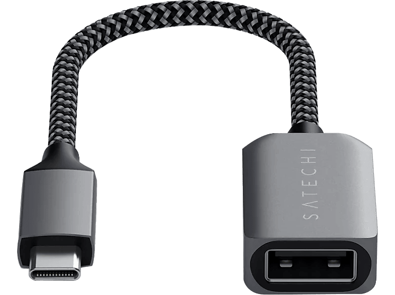 SATECHI USB Type-C - Type-A 3.0 adapter, asztroszürke (ST-UCATCM)