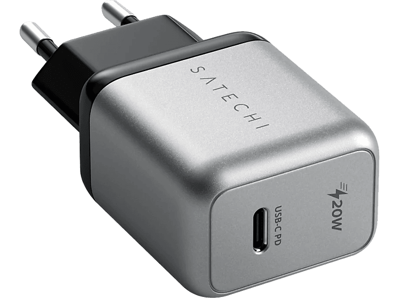 SATECHI USB Type-C PD 20W hálózati gyorstöltő, asztroszürke (ST-UC20WCM-EU)