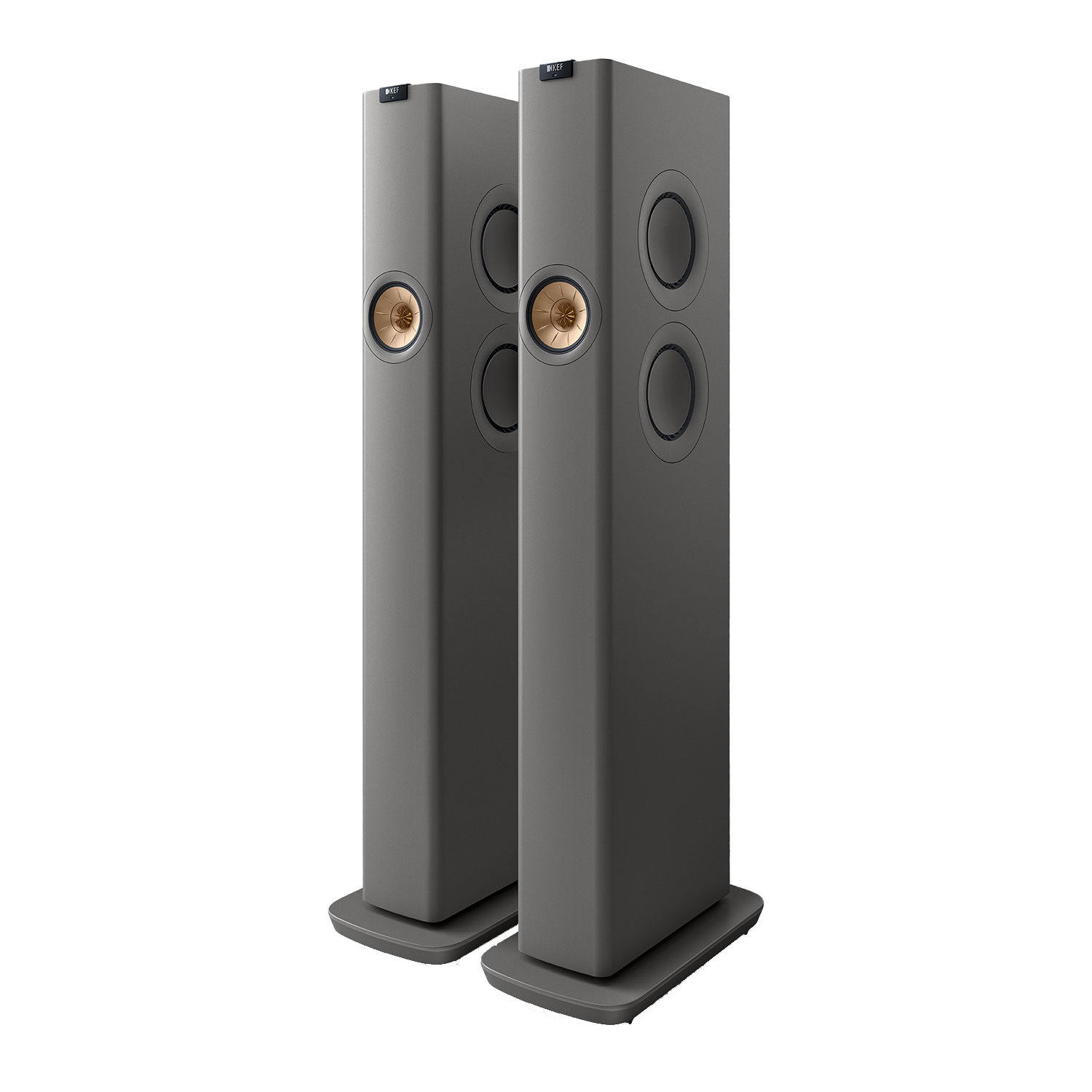 Altavoces De Suelo kef ls60 wireless titan grey altavoz set 2 wifi 1400w 111db 31hz24khz ±3db