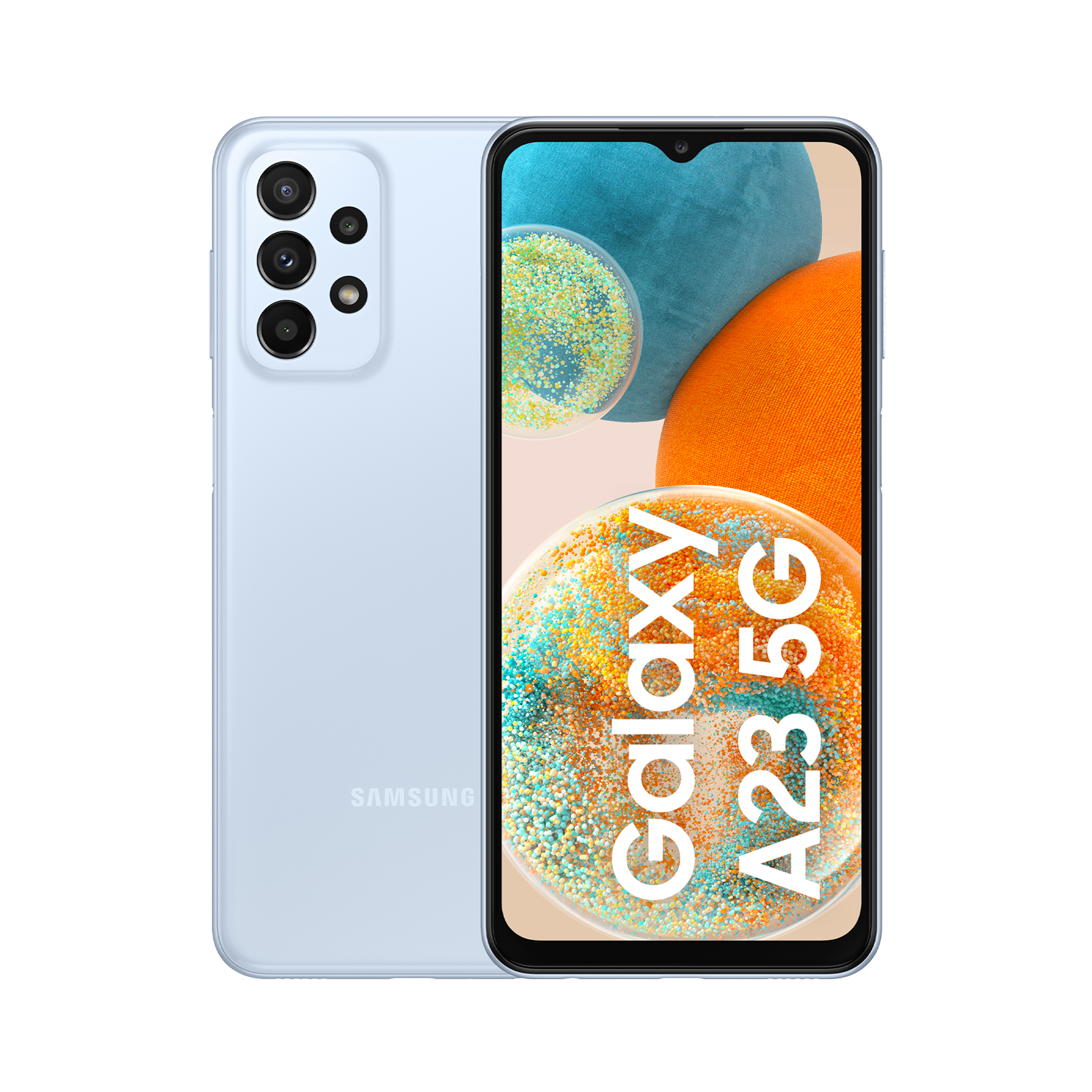 SAMSUNG A23, Awesome Black, Móvil Android, 128 GB, 4 GB RAM, 6,6