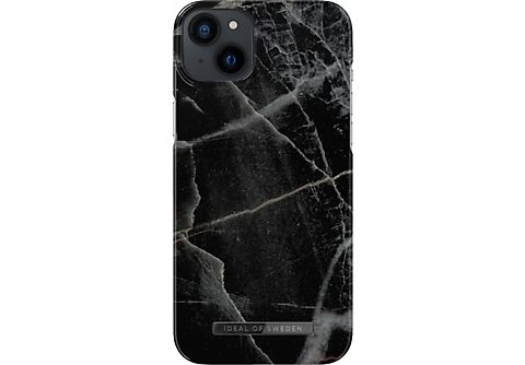 IDEAL OF SWEDEN iPhone 14 Plus Fashion Case Black Thunder Marble