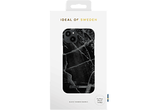 IDEAL OF SWEDEN iPhone 14 Plus Fashion Case Black Thunder Marble