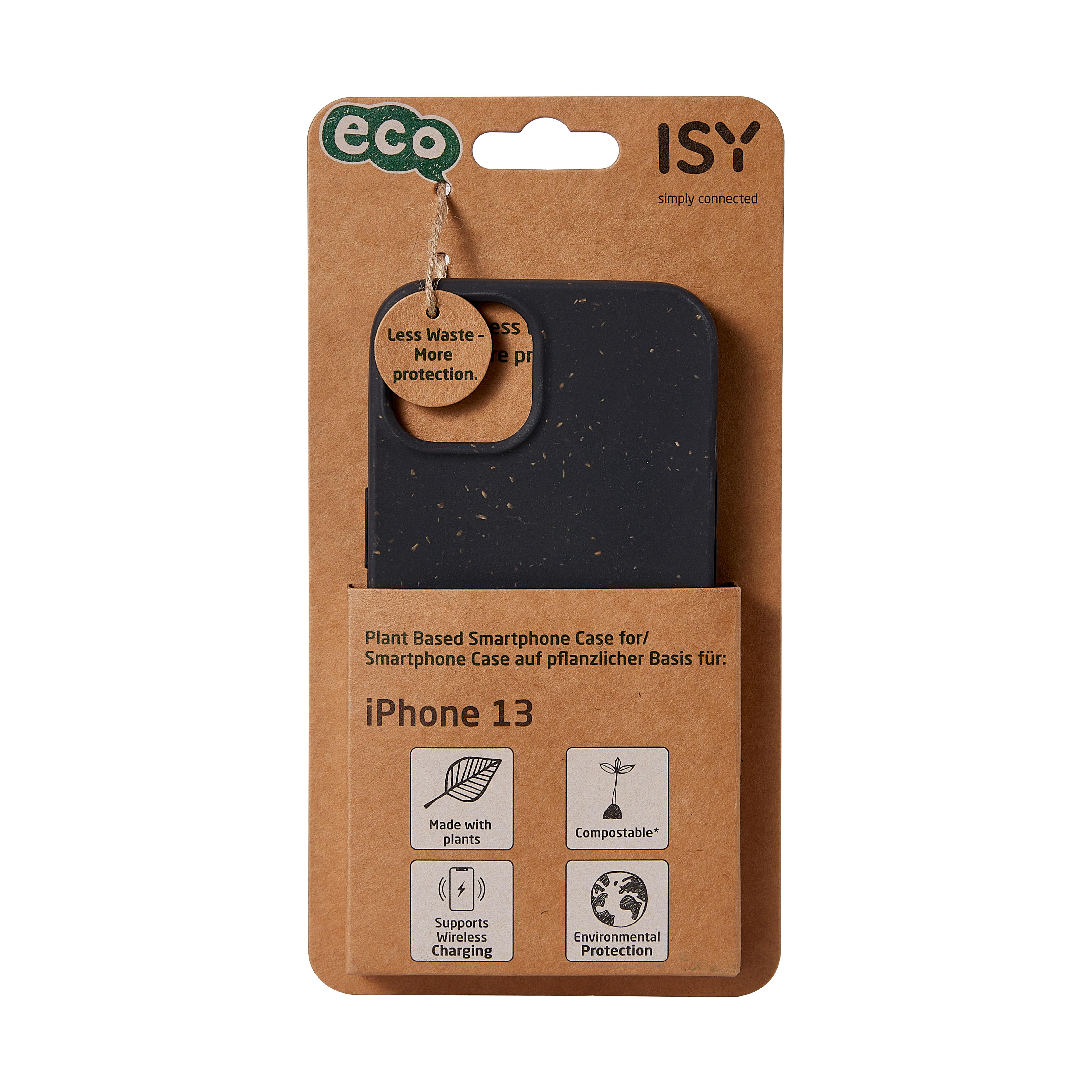 ISY ISC-6015, BioCase, Backcover, Apple, iPhone 13, Schwarz