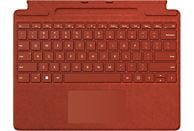 Teclado - Microsoft Surface Pro Signature, Para Surface Pro 8 Y Surface Pro X, Rojo