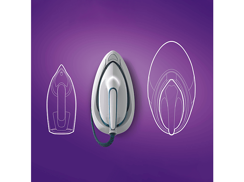 PHILIPS PSG6022/20 PerfectCare Serie 6000 OptimalTemp, 1.8L, Dampfbügelstation 2400 Watt, 6,5 bar