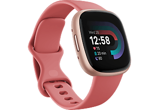 FITBIT Versa 4 Smartklocka för träning och hälsa - Pink Sand / Copper Rose