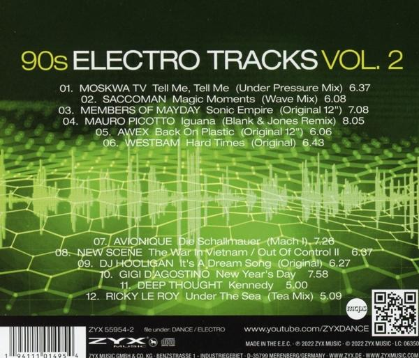VARIOUS - 90s Electro Tracks Vol.2  - (CD)