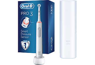 ORAL B Pro 3500 Beyaz Şarjlı Diş Fırçası + Seyahat Kabı_1