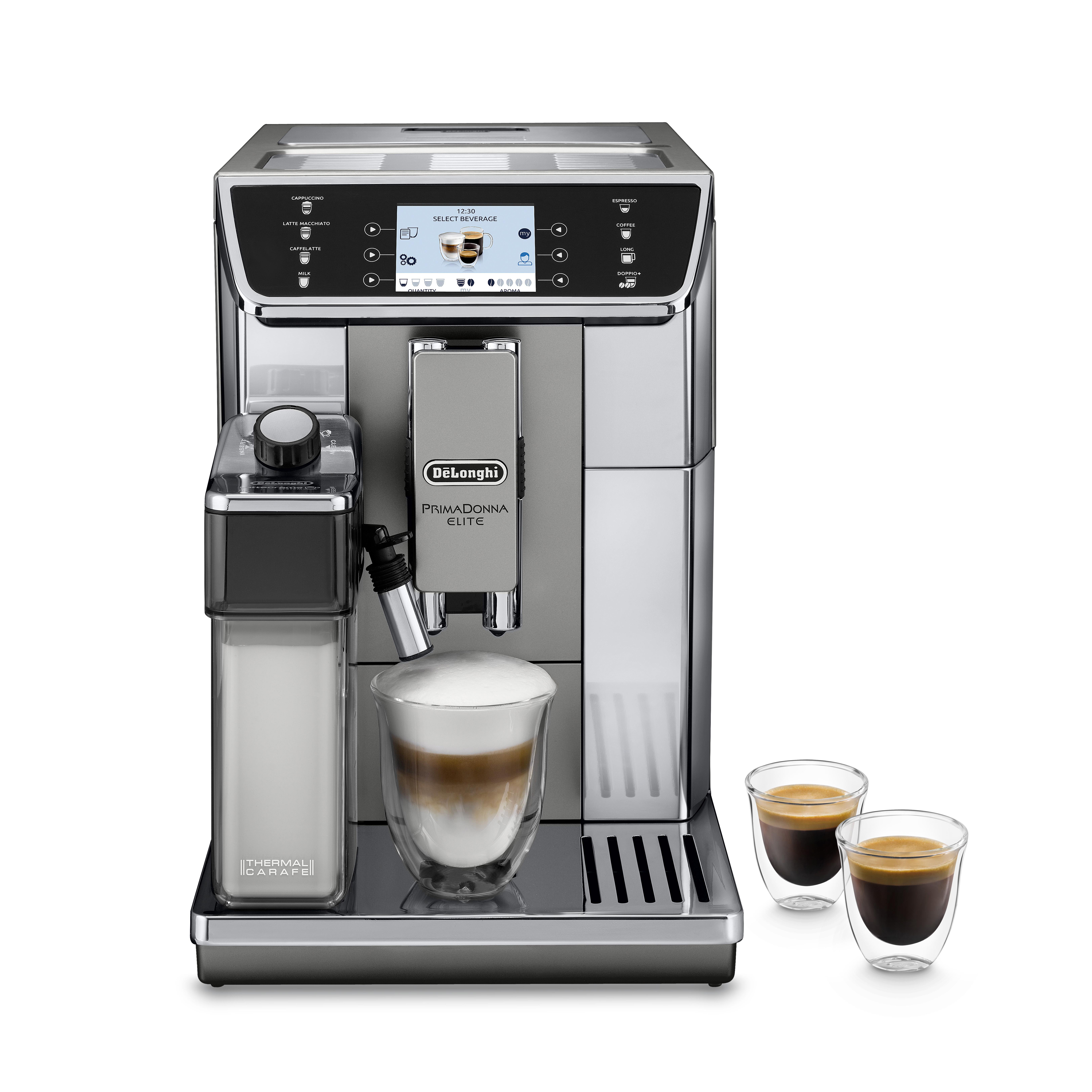 DELONGHI PrimaDonna Elite ECAM656.55.MS Kaffeevollautomat Edelstahl/Silber