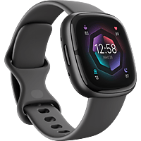 MediaMarkt Fitbit Sense 2 Zwart aanbieding